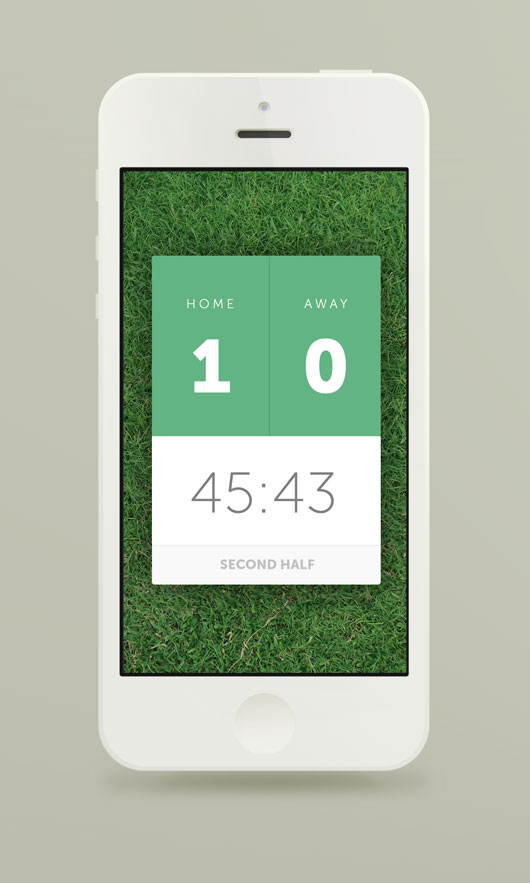 Football App Designs