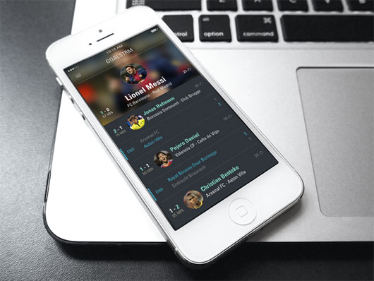 Football App Designs