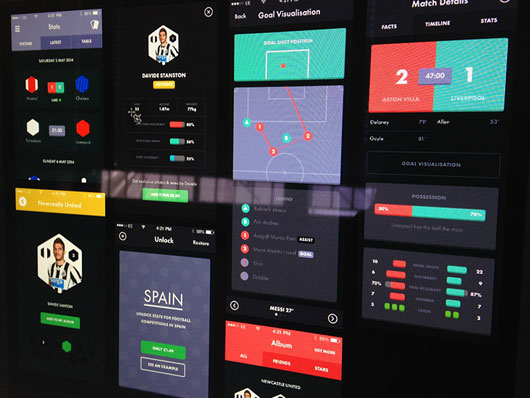 Football App Designs