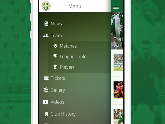 Football App Designs