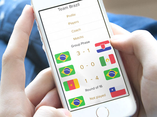 Football App Designs