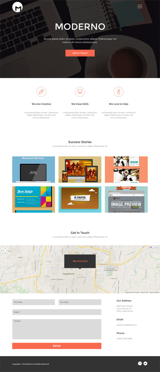 Free Website Template