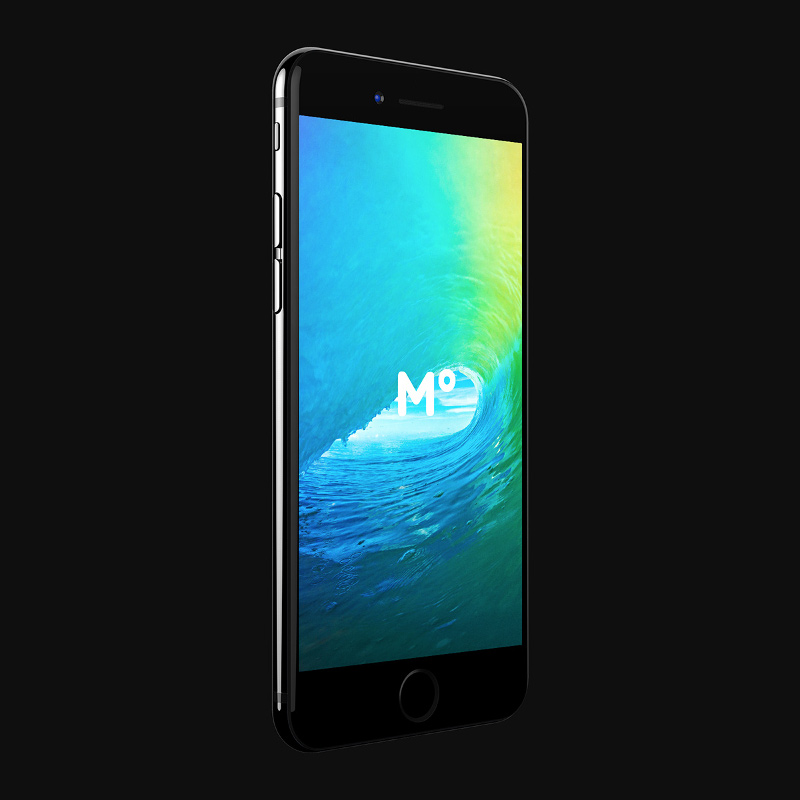FREE iPhone 7 Jet Black mockup by 360 Mockups FREE iPhone 7 Jet Black mockup by 360 Mockups
