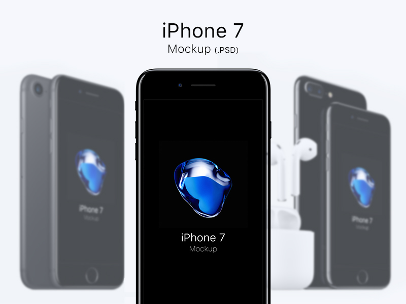 iPhone 7 Mockups - PSD by Cédric Pereira iPhone 7 Mockups - PSD by Cédric Pereira