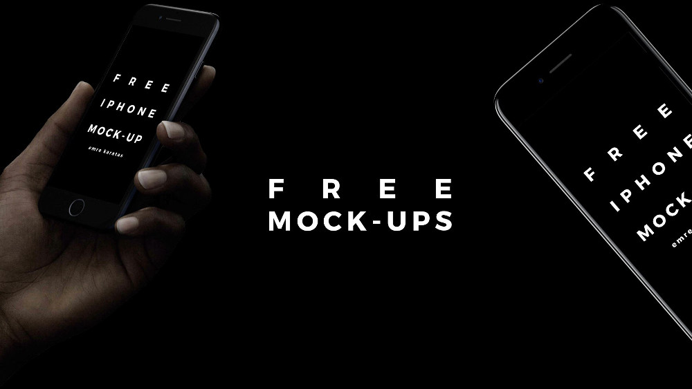 Free iPhone 7 Mock-Ups by Emre Karatas Free iPhone 7 Mock-Ups by Emre Karatas