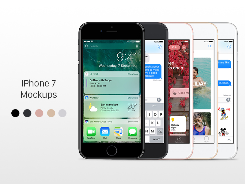 iPhone 7 Sketch Mockups by Rahul Das iPhone 7 Sketch Mockups by Rahul Das