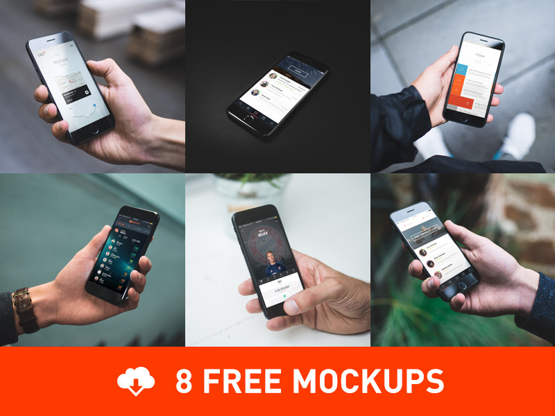 8 Photorealistic iPhone 7 Mockups by COBE 8 Photorealistic iPhone 7 Mockups by COBE