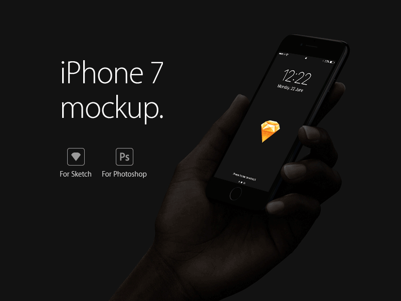 Freebie: iPhone 7 Mockup for Sketch and Photoshop by Roberts Ozolins Freebie: iPhone 7 Mockup for Sketch and Photoshop by Roberts Ozolins