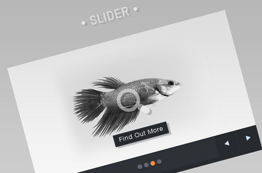 Free PSD Flat Slider