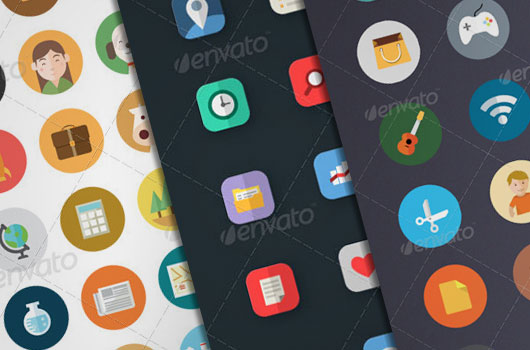 Premium Flat Icons Set