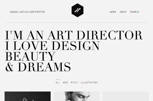 Minimalist Portfolio Websites