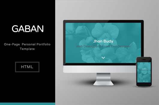 Free Single Page HTML Template