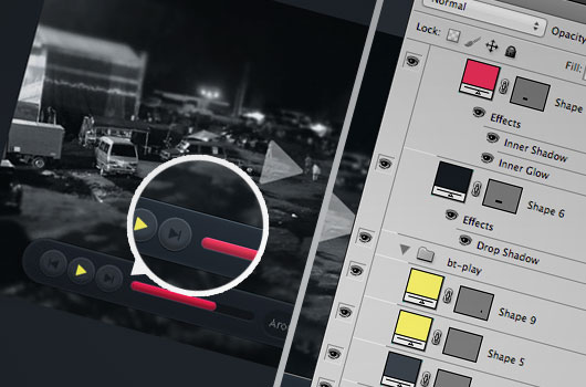 Media Player Photoshop Tutorial