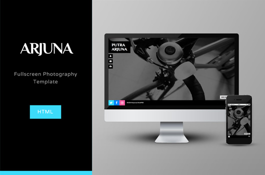 Free Single Page Photography Template