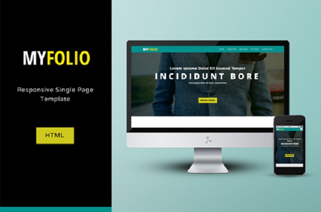 Free Responsive MyFolio HTML/CSS Template