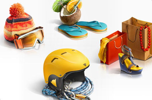 Realistic Web Icon Designs