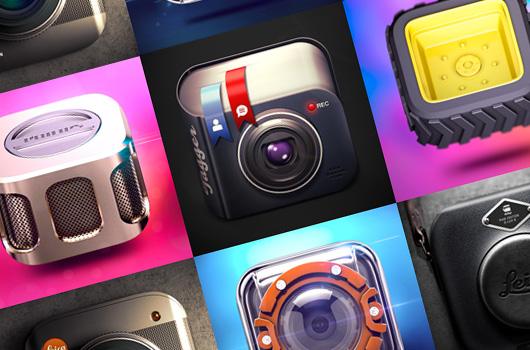 3D iOS App Icon Designs
