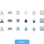 Outdoor / Camping Icon set