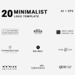 20 Minimal Vector Logo Templates (AI, EPS)
