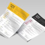 Free Amont Resume Template – 3 Colors (PSD)