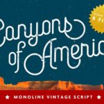 Canyons Vintage Script – Free Font