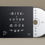 CD Cover Disk PSD Mockup