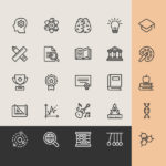 Education Icons – Line Icon Set