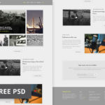 History Bits Magazine PSD Template