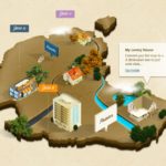 3D Isometric Map Mockup (Psd, Action)