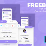 Sign Up/Log In Mobile Screens