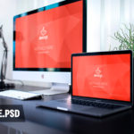 Free Business Container Mockup