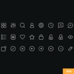 Tomicons – 70 Simple Icons (AI, Sketch)