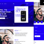 Free Designer One Page Portfolio