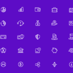 A Set of 48 Free Fintech Vector Icons