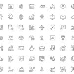 Free Geometric UI Icons With A Fresh And Futuristic Twist (100 Icons, 6 Formats)