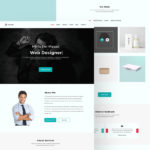 Free Personal Portfolio Website PSD Template