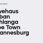 Wavehaus Sans: A Free Typeface in 6 Weights