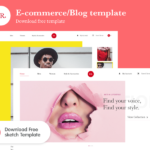 BR – Free eCommerce Website Template (Sketch)