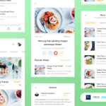 Restaurant App UI Kit (PSD)