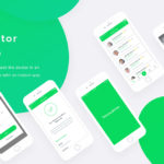 Free Doctor Mobile App PSD Template