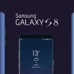 Samsung Galaxy S8 Landing Page Mockup