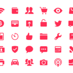 iOS 11 Glyphs (200 Icons)