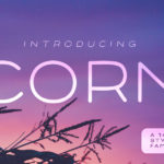 Corn – A Free Font Family