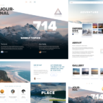Wild Website Template for Sketch