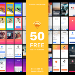 50 FREE iOS App Screens for Sketch