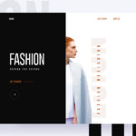 Fashion Design Website Template (PSD)