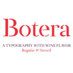 Botera Free Typeface