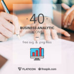 40 High-Quality Business Analytic Icons (SVG & PNG)