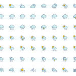 The Color Icons Set – Weather (120 Icons, AI, EPS)