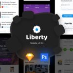 Liberty Mobile UI Kit – Free Sample (Sketch, PSD)